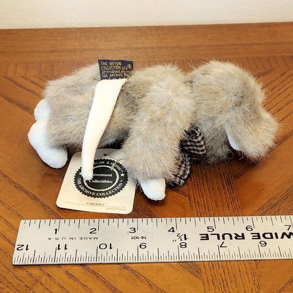 Boyds Bear Chedda Mouse 7" Plush with Tag - Picture 5 of 7